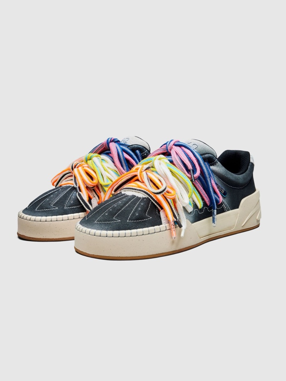 🆕 ANTA KAI HELA “ROOTS” Sneakers Men’s Size 9 NWT Rare Colorway Multicolor Laces